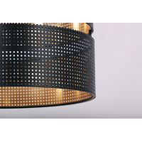 Kaja Zimbo lampa wisząca 4x40W czarny/złoty K-5223