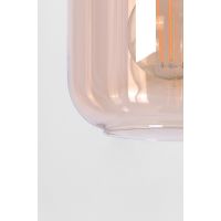 Kaja Doka lampa wisząca 2x40W czarny/bursztynowy K-5266