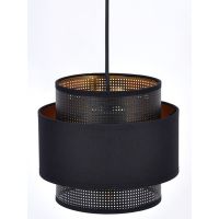 Kaja Amos lampa wisząca 4x40W czarny/złoty K-5283