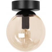 Kaja Piro lampa podsufitowa 1x10 W czarna-bursztynowa K-5366