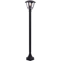 Kaja Napoli lampa stojąca zewnętrzna 1x40 W czarna K-8202