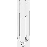 Leds C4 Tubs lampa wisząca 1x125,1 W czarna-opal 00-A078-05-M1