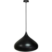 Ledea Viborg lampa wisząca 1x40W czarna 50101267