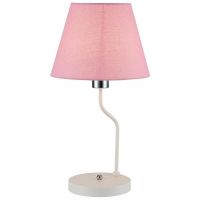 Ledea York lampa stołowa 1x60W różowa/biała 50501100