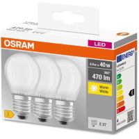 Osram LED Lamps żarówki LED Multipack 3x4 W 2700 K E27