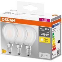 Osram LED Lamps żarówki LED Multipack 3x4 W 2700 K E14