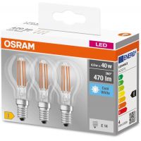 Osram LED Lamps żarówki LED Multipack 3x4 W 4000 K E14