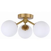 Light Prestige Dorado lampa podsufitowa 3x40W złota/biała LP-002/3C