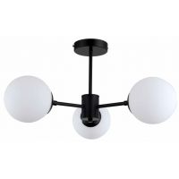 Light Prestige Roma lampa podsufitowa 3x40W czarna/biała LP-1345/3PBK