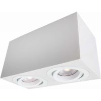 Light Prestige Lyon lampa podsufitowa 2x50W biała LP-5881/2SMWH