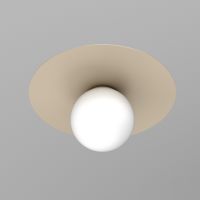 Luminex Flat plafon 1x15 W beżowy 3306