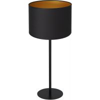 Luminex Arden lampa stołowa 1x60W czarny/złoty 3497