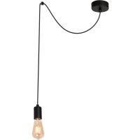 Luminex Spindel lampa wisząca 1x60W czarna 3952
