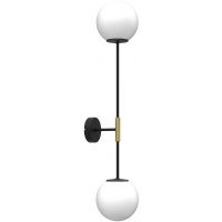 Luminex Glame kinkiet 2x15 W biały-czarny 4272