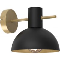 Luminex Estate Mini kinkiet 1x15 W czarny-złoty 4284