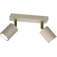 Luminex Striper lampa podsufitowa 2x8 W beżowa 4596