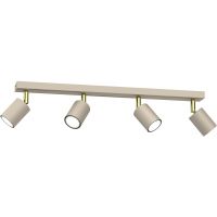 Luminex Striper lampa podsufitowa 4x8 W beżowa 4598