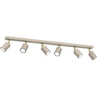 Luminex Striper lampa podsufitowa 6x8 W beżowa 4599