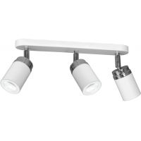 Luminex Reno lampa podsufitowa 3x8W biały/chrom 5138