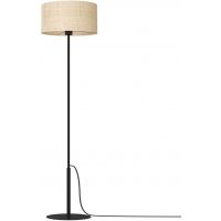 Luminex Rattan lampa stojąca 1x60W rattan/czarny 5286