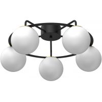 Luminex Ballo lampa podsufitowa 5x15 W czarna 5669