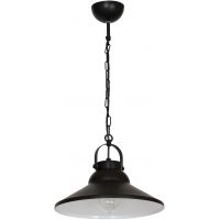 Luminex Iron lampa wisząca 1x60W czarna 6206