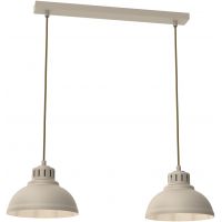 Luminex Sven lampa wisząca 2x15 W beżowa 8891
