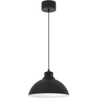 Luminex Single lampa wisząca 1x60W czarna 9041