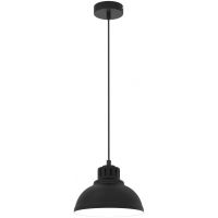 Luminex Sven lampa wisząca 1x60W czarna 9081