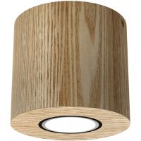 Luminex Downlight Wood lampa podsufitowa 1x8W drewno 9747