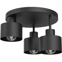 Luminex Parkla lampa podsufitowa 1x15 W czarna 9854