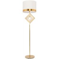 Lumina Deco Benardi lampa stojąca 1x40W biało/złota LDF5529GD+WT