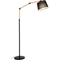 Lumina Deco Corsus lampa stojąca 1x40W czarno/kremowa LDF8305BK