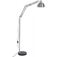 Lumina Deco Rigorria lampa stojąca 1x40W srebrna/czarna LDF8815-3SL
