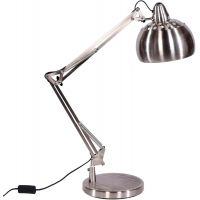 Lumina Deco Rigorria lampa biurkowa 1x40W srebrna LDT8815-3SL