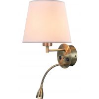 Mantra Antique kinkiet 1x3 W biały-mosiądz 6093