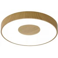 Mantra Coin Redondo plafon 1x80 W biały-drewno 7565