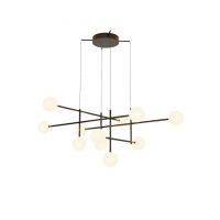 Mantra Cellar lampa wisząca 11x5 W biała-czarna 7630