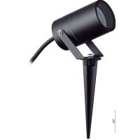 Mantra Quebec lampa gruntowa 1x12 W czarna 8155