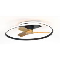 Mantra Ocean lampa podsufitowa 1x60 W czarna-drewno 8236