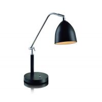 Markslöjd Fredrikshamn lampa biurkowa 1x40W czarna 105025
