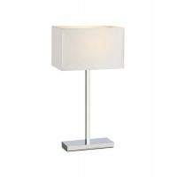 Markslöjd Savoy lampa stołowa 1x60W chrom/biały 106305