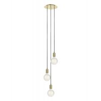 Markslöjd Sky lampa wisząca 3x60W złota 106333