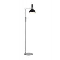 Markslöjd Larry lampa stojąca 1x60W czarny/chrom 106857