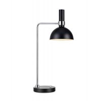 Markslöjd Larry lampa biurkowa 1x60W czarny/chrom 106859