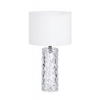 Markslöjd Madame lampa stołowa 1x60W biały/przezroczysty 107189