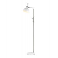 Markslöjd Larry lampa stojąca 1x60W biały/stal 107501