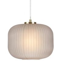 Markslöjd Sober lampa wisząca 1x20W mosiądz/przydymiony 107919