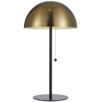 Markslöjd Dome lampa stołowa 2x40W czarna/mosiądz 108257