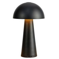Markslöjd Fungi lampa stołowa 1x1,5 W czarna 108655